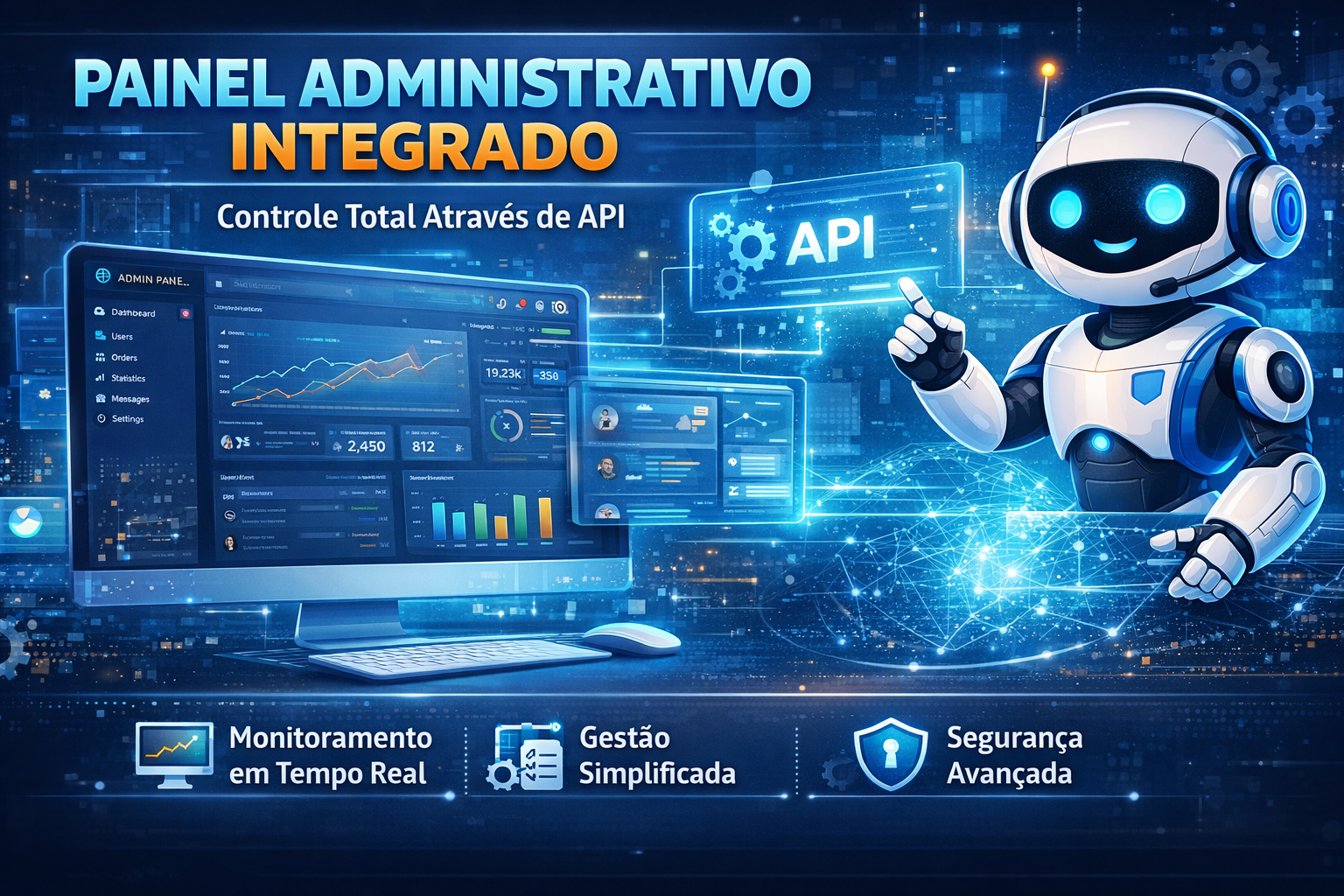 Painel administrativo